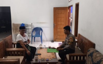 Laksanakan Sambang, Personel Polsek Bojonegara Ajak Toga Turut Serta Jaga Kamtibmas