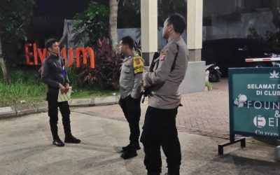 Personil Polsek Cibeber Polres Cilegon Bincang dialogis bersama Security perumahan