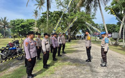 Polsek Cinangka Apel Pengamanan : Kesiapan Maksimal Untuk Kegiatan Motor CB