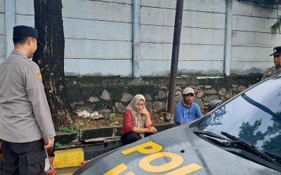 Personel Samapta Kskp Merak Polres Cilegon Polda Banten Laksanakan Patroli Dialogis