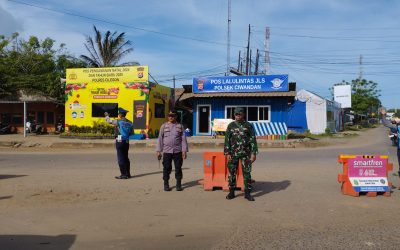 Bhabinkamtibmas Polsek Ciwandan Guyub TNI-POLRI Layani Masyarakat Dalam Ops Nataru