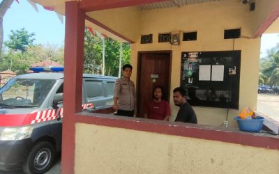 Polsek Cinangka Lakukan Patroli dan Sambang Masyarakat di Tengah Musim Liburan