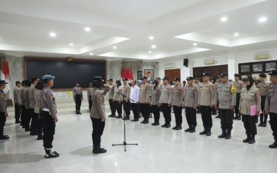 Jam Pimpinan Polres Cilegon: Persiapan Maksimal Jelang Tahun Baru 2025