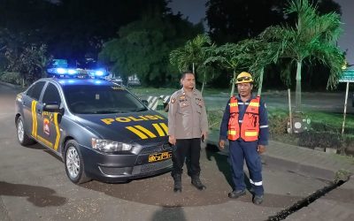 Polsek KP Banten Ciptakan Rasa Aman Dengan Patroli Blue Light