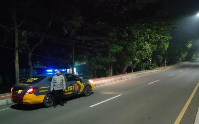 Pastikan Kamtibmas Aman,Personil Rutin Laksanakan Patroli Blue Light Antisipasi Gangguan Kamtibmas 