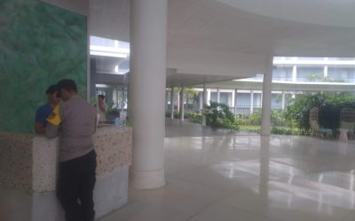 Polsek Cinangka Sambangi Petugas Hotel Untuk pastikan keamanan