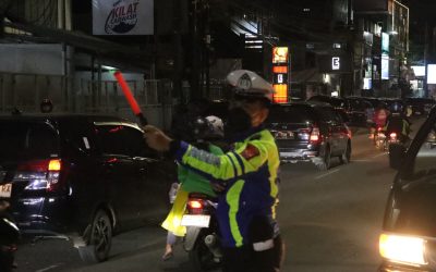 Polres Cilegon Polda Banten Siap Amankan Malam Pergantian Tahun Di Jalan Protokol Kota Cilegon