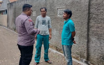 Ciptakan Situasi Kondusif Personil Polsek Anyar Patroli Dialogis 