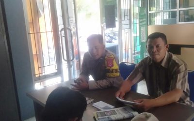 Bhabinkamtibmas Polsek Pulomerak Polres Cilegon sambangi karyawan perusahaan