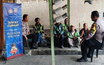 Bhabinkamtibmas Polsek Cilegon Polres Cilegon Sambang Dialogis Kepada Komunitas Motor 