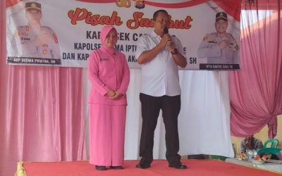 Polsek Carenang Polres Serang Gelar Pisah Sambut Kapolsek Yang Baru, Dihadiri Muspika Dan Tokoh Ulama