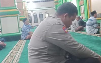 Personil Polsek Anyar Melaksanakan Subuh Keliling Dikewilayahan