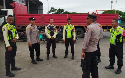 Polsek KSKP Banten Polres Cilegon Melaksanakan Pembinaan Kepada Security