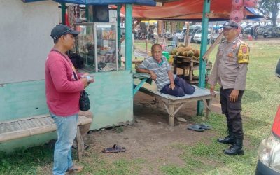 Polisi Polsek Cinangka Polres Cilegon Dan Masyarakat Bersatu Untuk Liburan Yang Aman Dan Nyaman