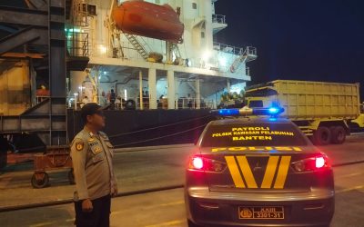 Polsek KP Banten Meningkatkan Patroli Malam hari di Pelabuhan