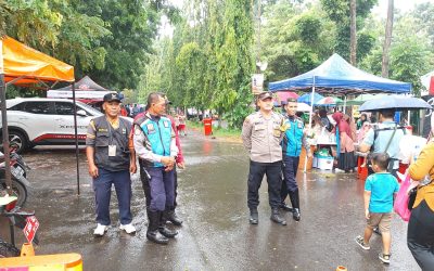 Patroli Dialogis Polsek Purwakarta Kegiatan Acara Car free Day(CFD)