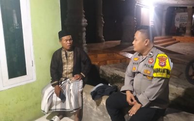 Upaya Ciptakan Situasi Kondusif, Bhabinkamtibmas Polsek Cibeber Polres Cilegon Polda Banten Kunjungi Warga