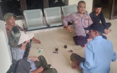 Bhabinkamtibmas Polsek Cinangka Polres Cilegon laksanakan Sambang Kepada Masyarakat