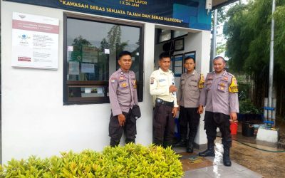 Sambang Security, Polsek Bojonegara Sampaikan Himbauaan Kamtibmas