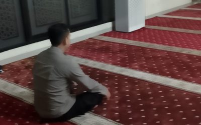 Polsek KSKP Banten Polres Cilegon melaksanakan Shalat Subuh Keliling